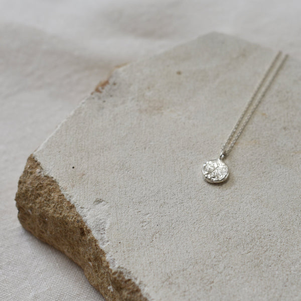 Sati Mini Eclipse Necklace | Silver