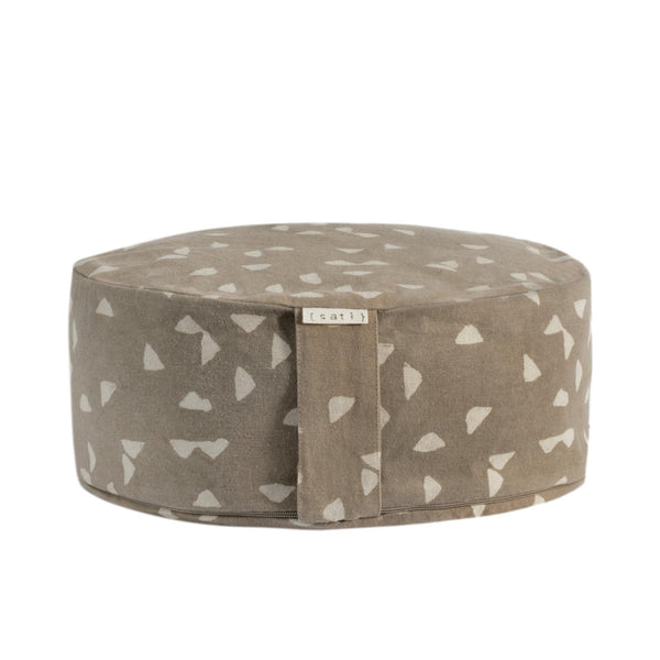 Sati Zafu Meditation Cushion | Triangle Print