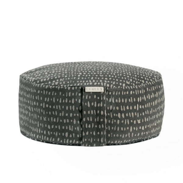 Sati Zafu Meditation Cushion | Grey Texture