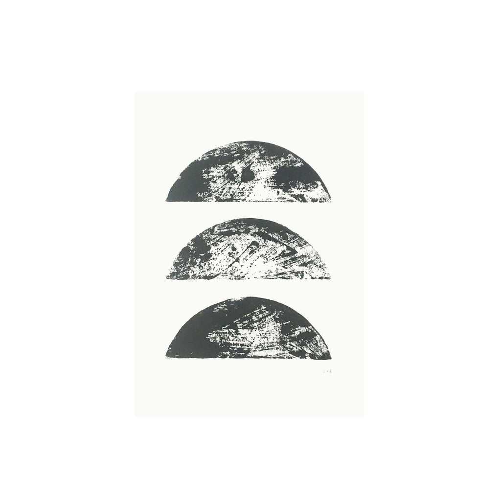 Sati Block Print Artwork | 'Half Moon'