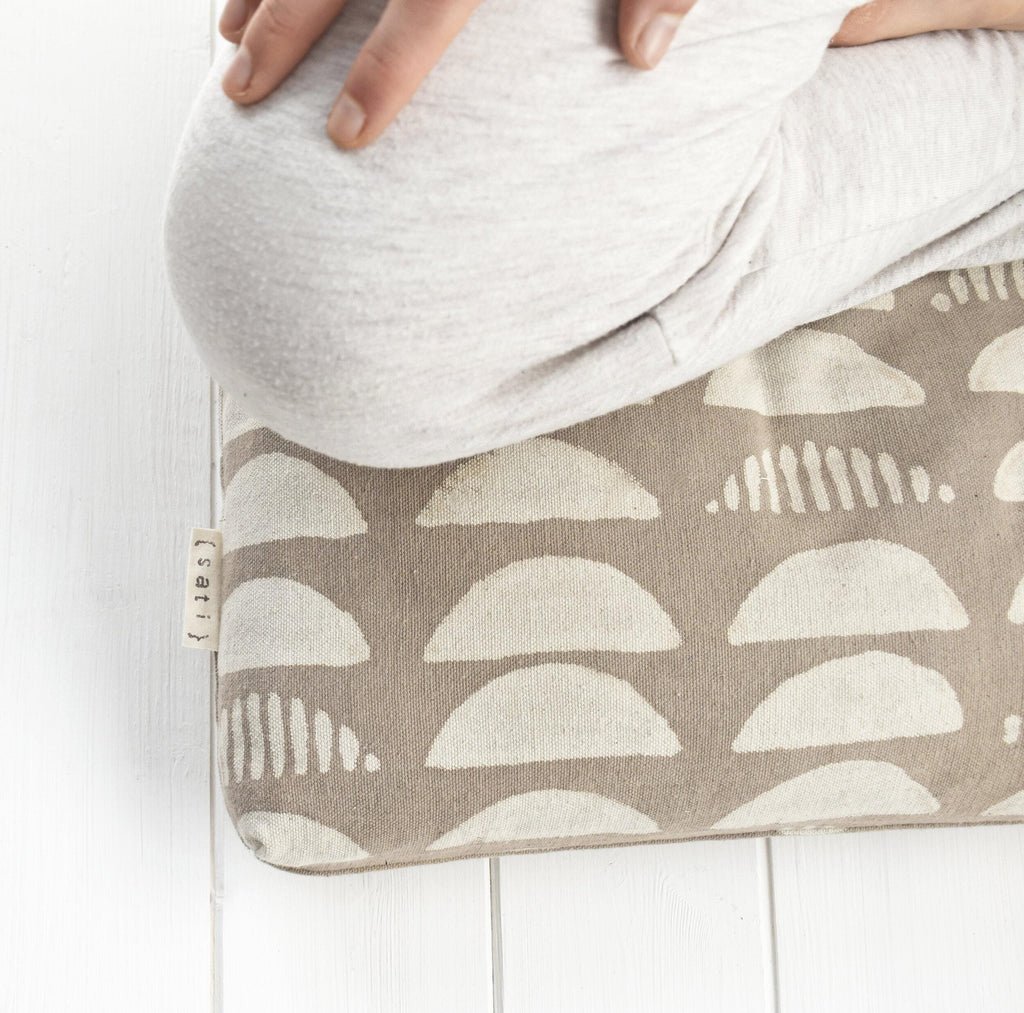 Sati Meditation Floor Cushion | Half Moon