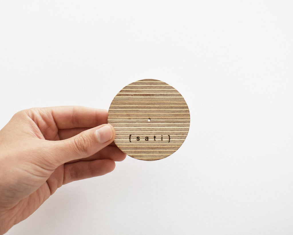 Sati Wooden Incense Holder