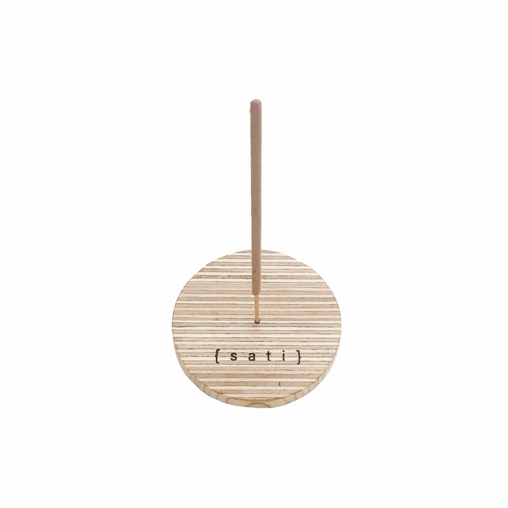 Sati Wooden Incense Holder