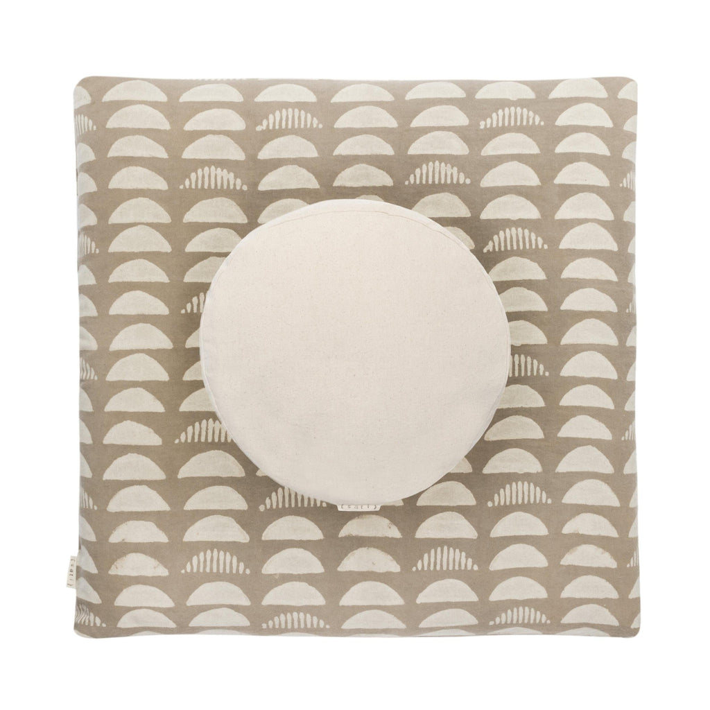 Sati Zafu Meditation Cushion Set | Half Moon