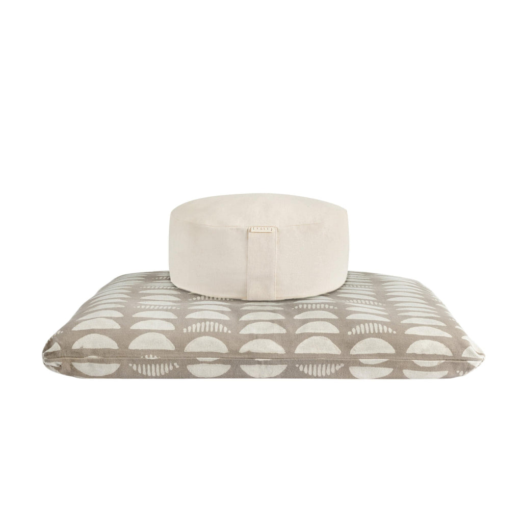 Sati Zafu Meditation Cushion Set | Half Moon