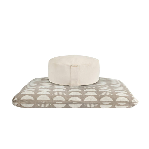Sati Zafu Meditation Cushion Set | Half Moon